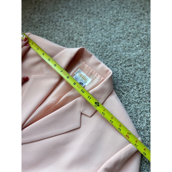 Talbots Women's blush Pink Wool Blend Blazer Size 8 Two Button Tailored Office - Picture 7 of 12